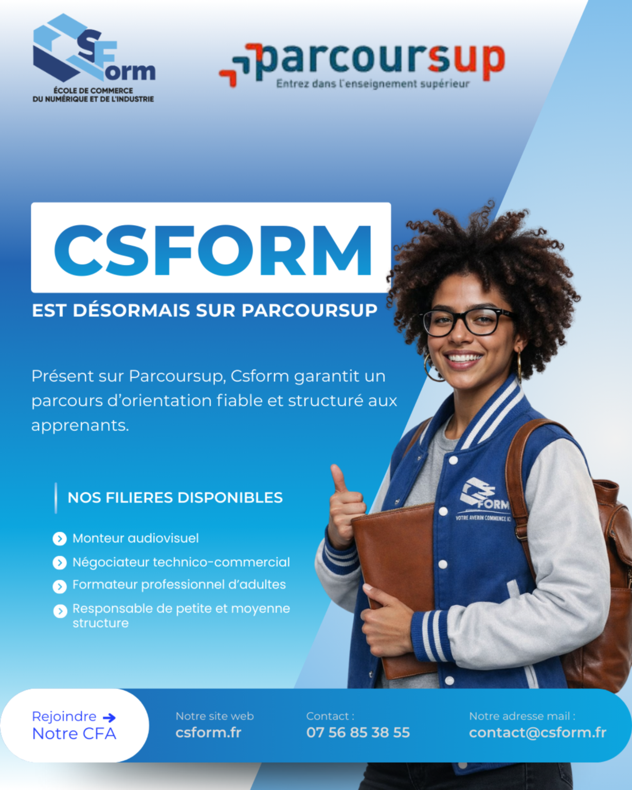 CSFORM sur Parcoursup : Un parcours d’avenir fiable et structuré