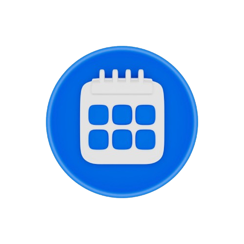 icone calendrier 3d cercle bleu removebg preview